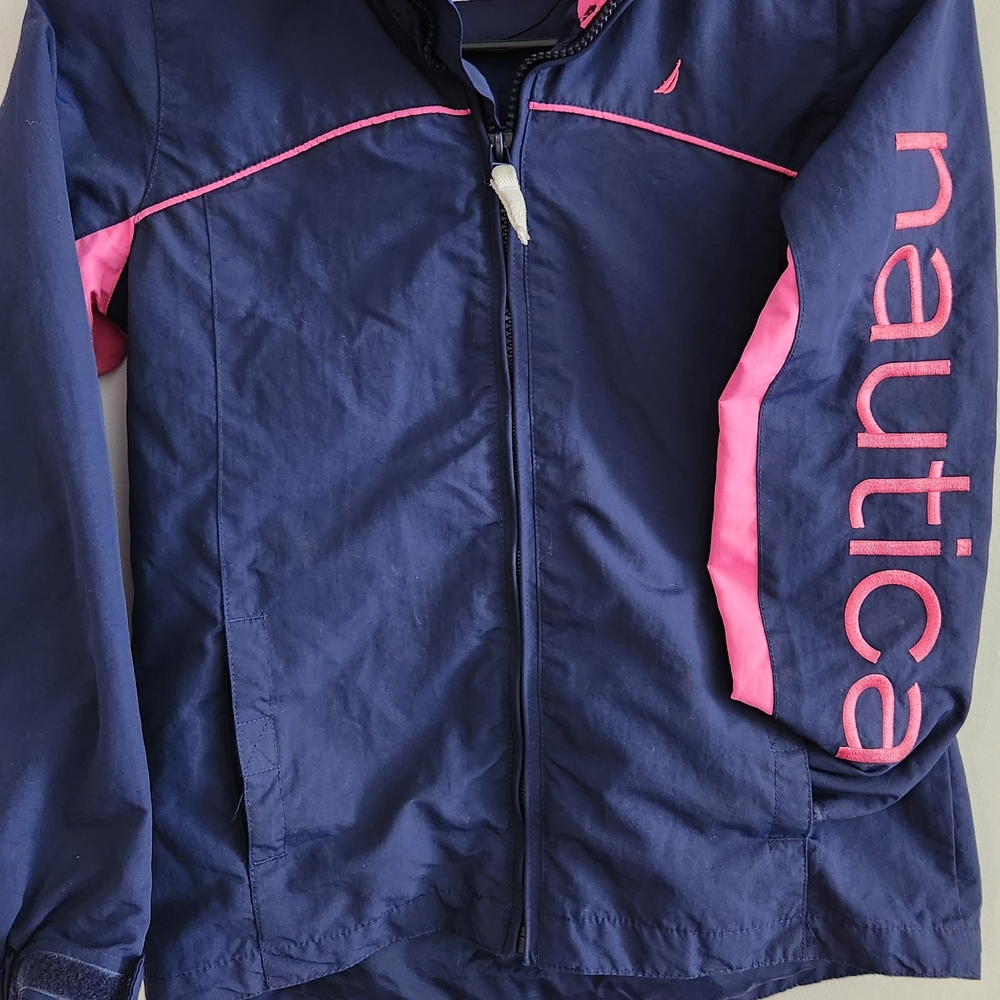 Nautica Kids Navy and Pink Jacket